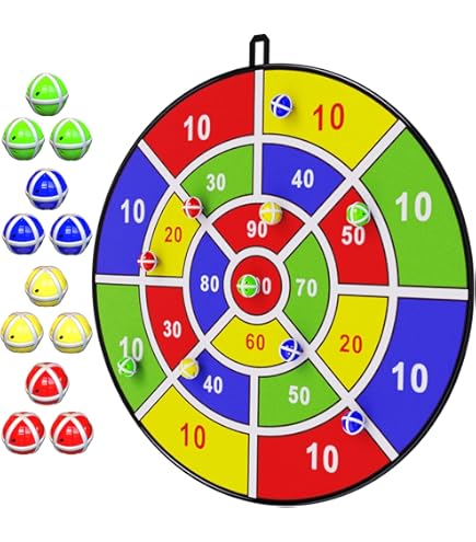 Twos Co Magnetic Dart Game - Aim High Board With 6 Darts In Gift Box