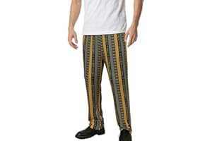 CLEDARM Jeffrey The Dude Pajama Pants Costume Men Halloween Movie Cosplay Stripe Sleepwear Trousers