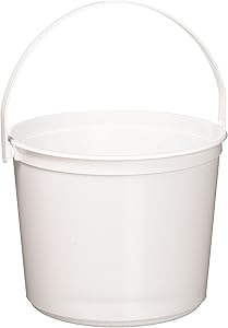 amscan Plastic Bucket | White | Party Accessory | 12 Ct.