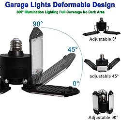 LED Garage Light, 80W 8000 Lumen Ceiling Lights