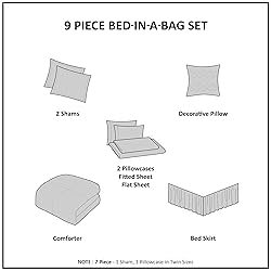 Madison Park Essentials Full Comforter Set, Bed in