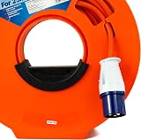 Streetwize Leisurewize Heavy Duty 25m Cable Reel Tidy Neon Orange LWACC3 view 4