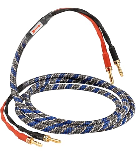 Amazon.com: QED Revelation Pre Termina Speaker Cable (3 m