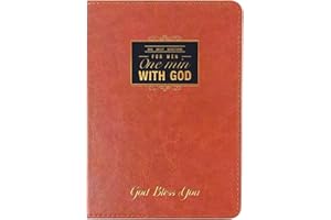 One Minute with God for Men, 2026 Daily Devotional for Men, 365 Days of Prayer Tracking Diary, Mens Spiritual Growth