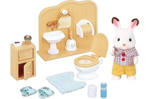 Epoch Sylvanian Families Sylvanian Family Doll "DF-09 Boy of chocolate rabbit Furniture Sets"