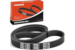 A-Premium Engine Serpentine Drive Belt Compatible with Ford, Honda, Lincoln, Mazda & Mercury Cars - Explorer, Escape, Fusion, Edge, Taurus, Flex, MKZ, MKX, MKS, MKT, 6, CX-9, Mariner, Milan, & More