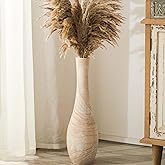 Hanobe Floor Vase Home Decor: 22 inch Tall Decorative Wood Vases for Living Room Large Rustic Farmhouse Boho Vase for Dining Table Centerpiece Bedroom Corner Hallway