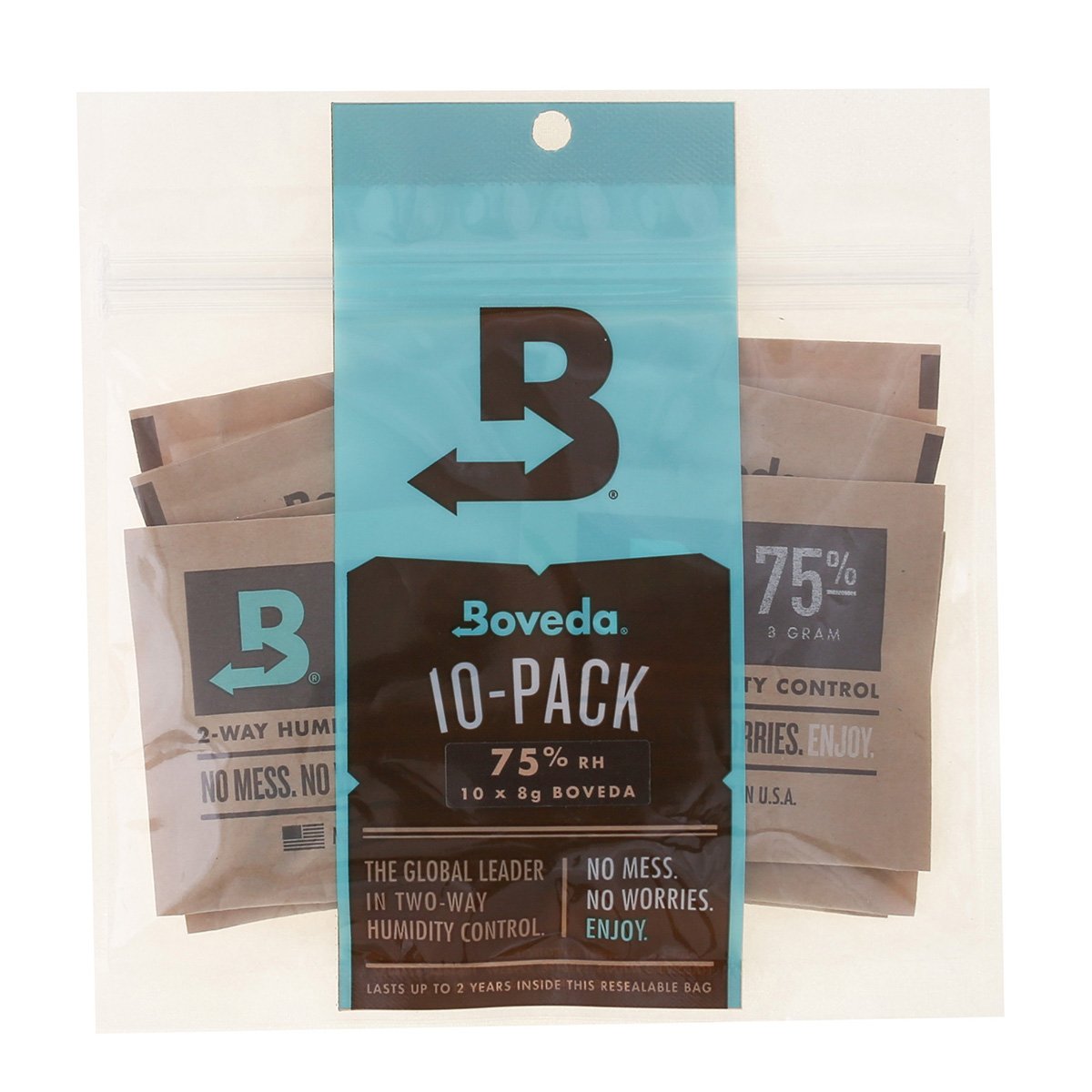 Boveda 75 RH 2Way Humidity Control for Leaky Wooden Cigar