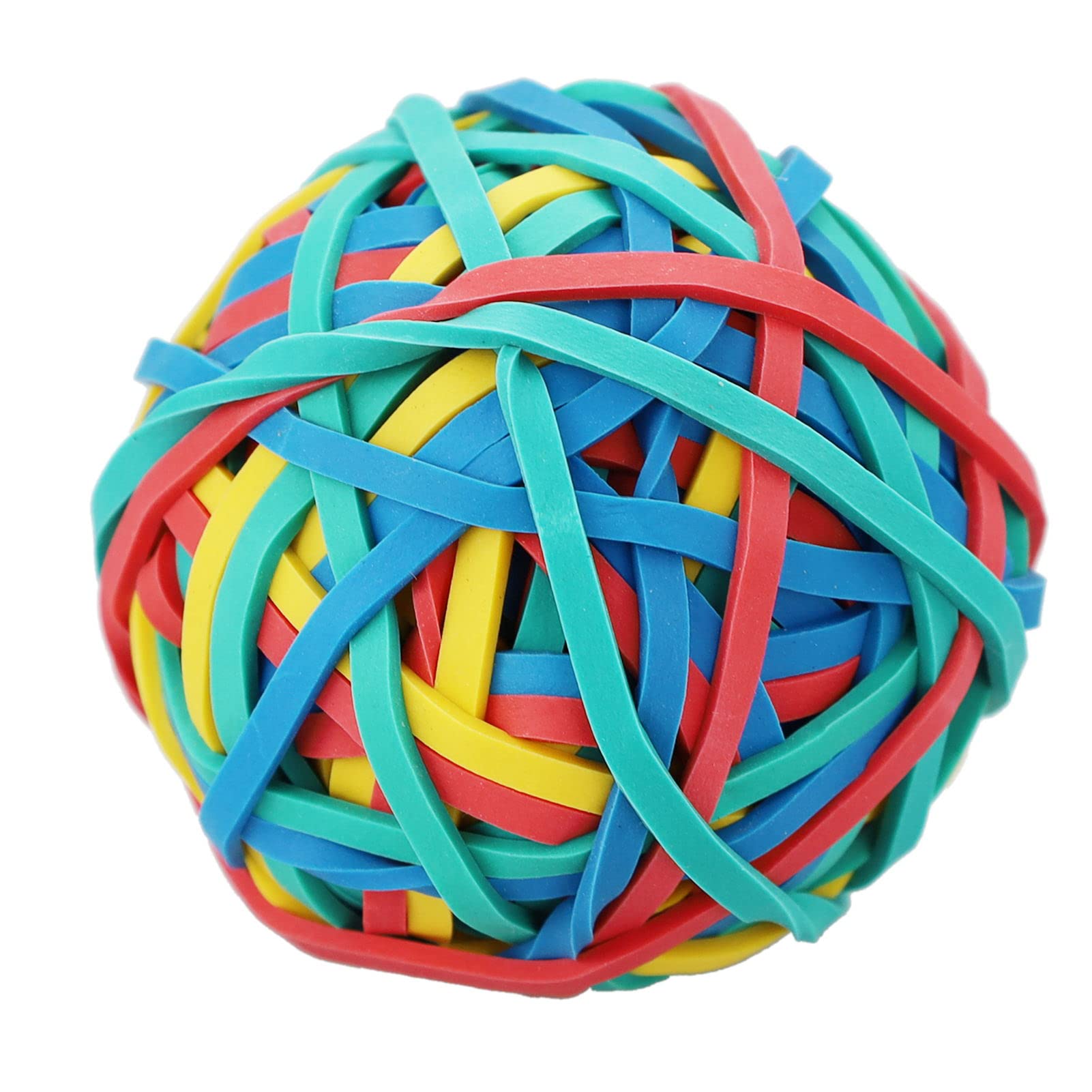 Rubber Bands Coloured,Rubber Band Ball, Elastic Band Ball Document Organizing for Office and Home