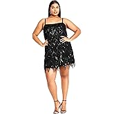 City Chic Womens Dress - Sequin Fever