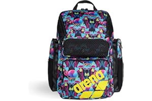 Arena Unisex-Adult Arena One Go Swim Sports Backpack Travel Large Size Athletes Equipment Bag 45 Liters Luggage- Carry-On Lug