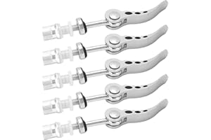 Bike Clamp, Post Clamps Quick Release Clamp 5pcs Aluminum Alloy Bike Seatpost Clamps Quick Release Clamp Fixed Gear Seatpost 