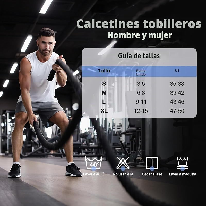 10 Pares Calcetines Tobilleros Hombre Mujer, Calcetines Cortos Algodón Transpirables, Ideales para Deporte, Correr, Casa, Trabajo, Verano, Blanco 39-42