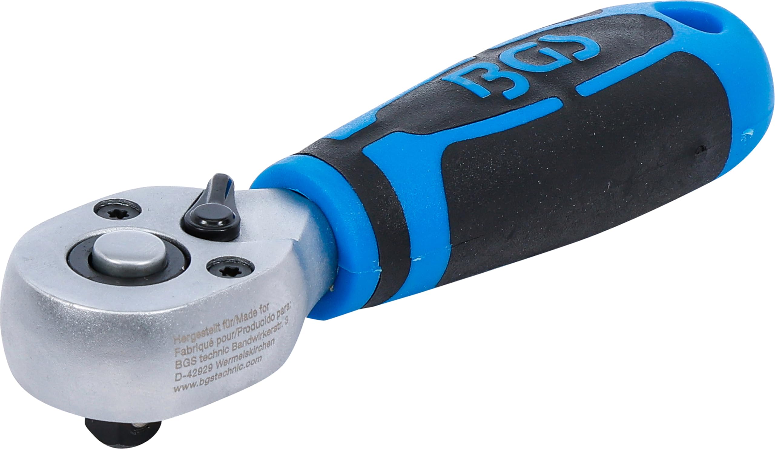 BGS 642 | Stubby Ratchet | External Square 6.3 mm (1/4")