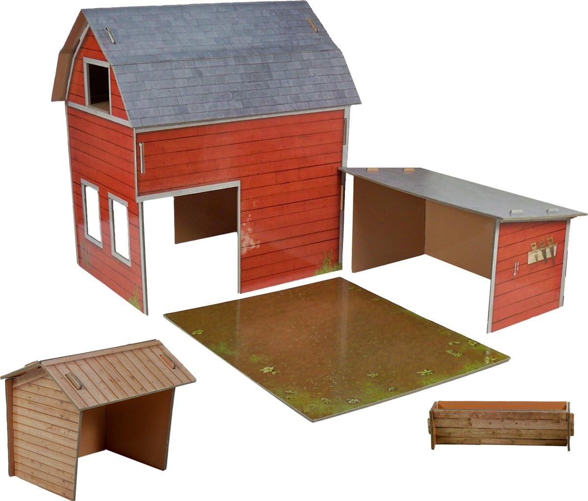 toy farm buildings