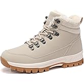 Ripord Mens Womens Winter Boots Warm Fur Lined Snow Boots Non Slip Winter Shoes