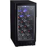 EdgeStar BWR301BL 15 Inch Wide 30 Bottle Built-In Wine Cooler with Slim Design