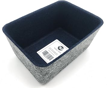 Amazon Com Welaxy Felt Office Drawer Organizer Bins Desktop