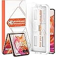 for Motorola Razr Plus 2024/ Razr + Plus 2025/ Razr Ultra 2025 Screen Protector Inner Soft TPU and 2 Pack for Tempered Glass Front Screen Protector+1 Tray Positioning,Touch Sensitive, Full Coverage, Case Friendly,Easy Install with Alignment Tool