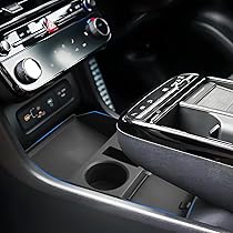 thumbnail image 2 of Double-Layer Center Console Organizer For 2025 Hyundai Tucson Limited 2025 Tucson Hybrid Blue Sel 2 of 14
