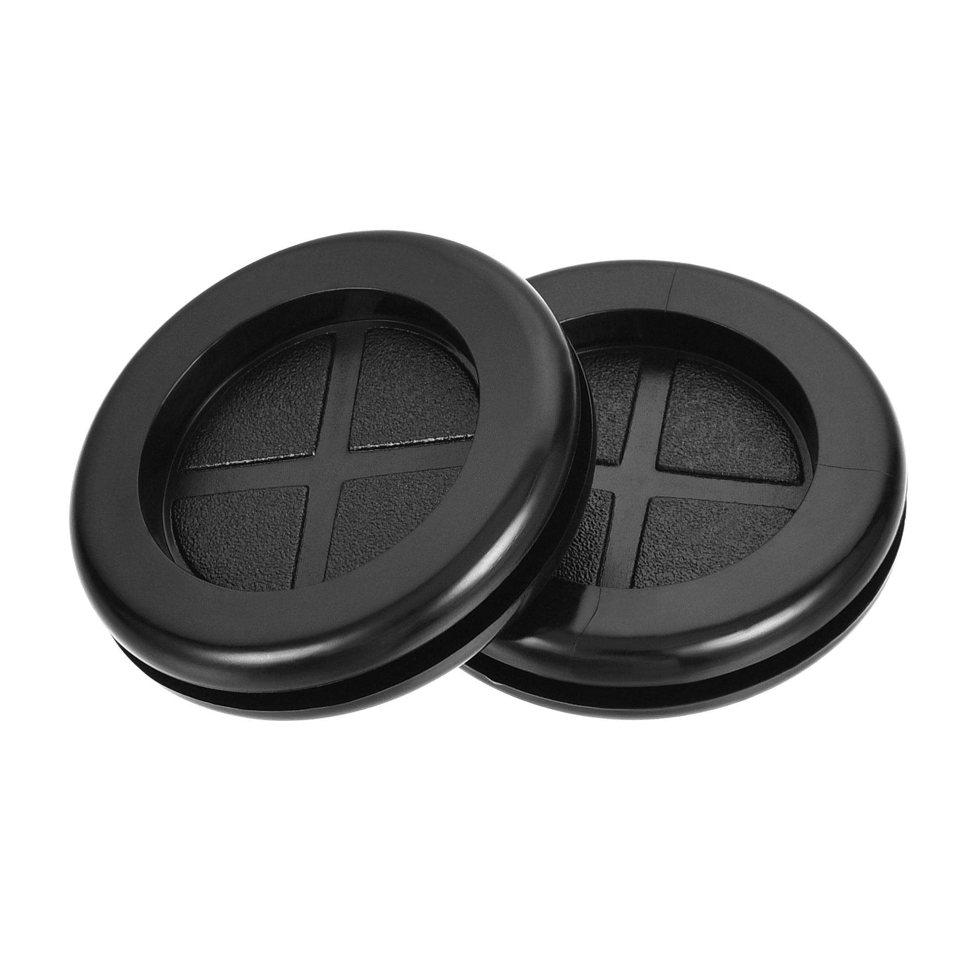 sourcing map Rubber Grommet Round Double-Sided Mount Dia 30 mm for Wire Protection 20pcs