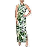 RACHEL Rachel Roy Womens Floral Print Long Maxi Dress Green XS