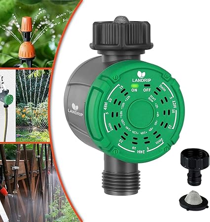 Landrip Automatische Zeitschaltuhr Bewässerung, Wasser Zeitschaltuhr