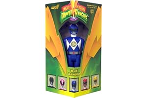 Super7 Mighty Morphin Power Rangers Blue Ranger - 3.75" Power Rangers Action Figure in Special Edition Packaging Classic TV Show Collectibles and Retro Toys