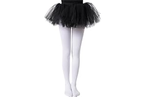 Frola Tights for Girls 40 Denier Semi Opaque Soft Pantyhose Ballet Dance Panty Footed Tights