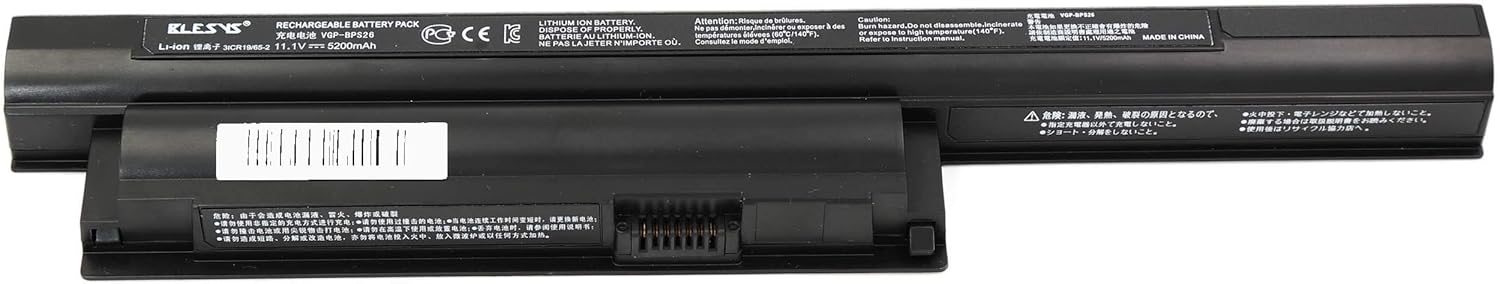 BLESYS BPS26 Battery for Sony Vaio PCG-71911M PCG-71811M PCG-71614M PCG-71811L PCG-71811W PCG-71911L PCG-71911W PCG-71912L PCG-71912V PCG-71913L PCG-71914L PCG-91311M PCG-91311L - Image 3