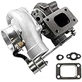 Autodevil GT25 Universal Turbocharger Compatible with T25 GT25 GT28 GT2871, Turbo Charger 0.64 A/R 350BHP Boost for 1.5L-2.0L Engine 4 Cylinder with Flange
