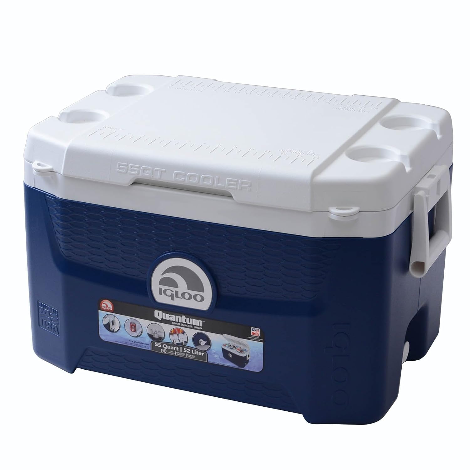 カンタム Igloo イグルー B00x5j7038 52l 55 ミッドナイトブルー クーラーボックスアクセサリー 充実の品