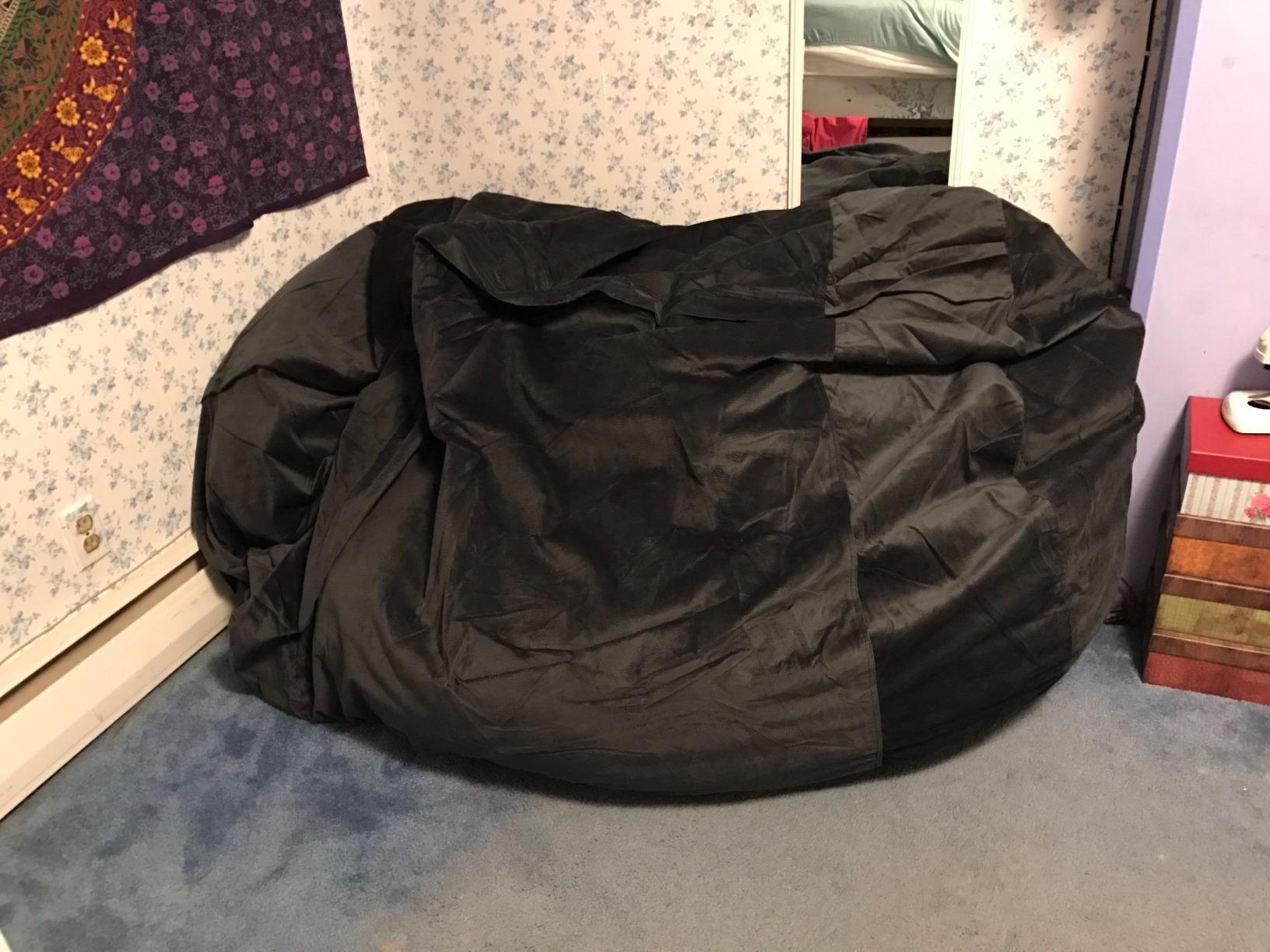 46/mo Finance Comfy Sacks 5 ft Lounger Memory Foam Bean Bag Chair