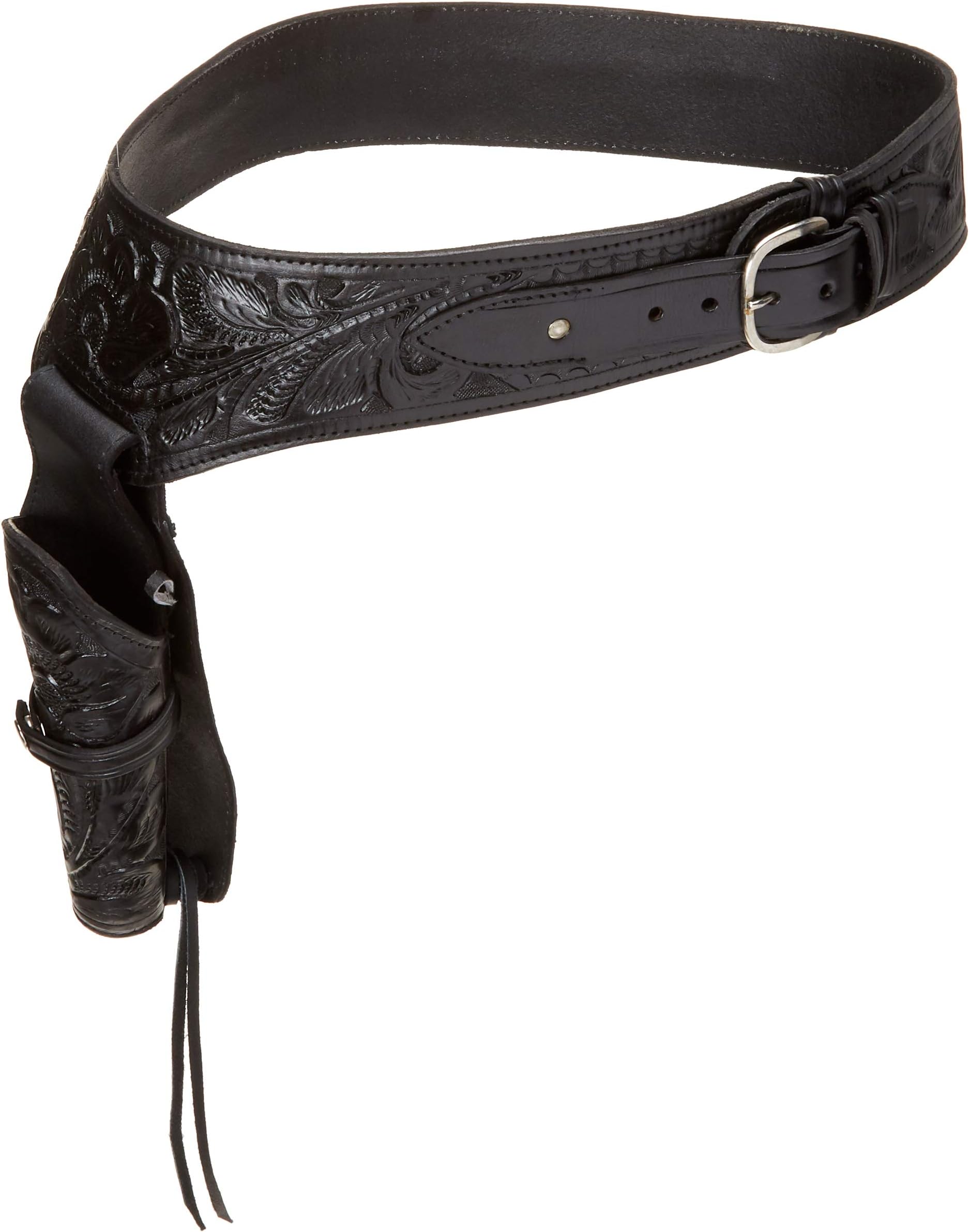 22 Caliber Brown Leather Gun Holster