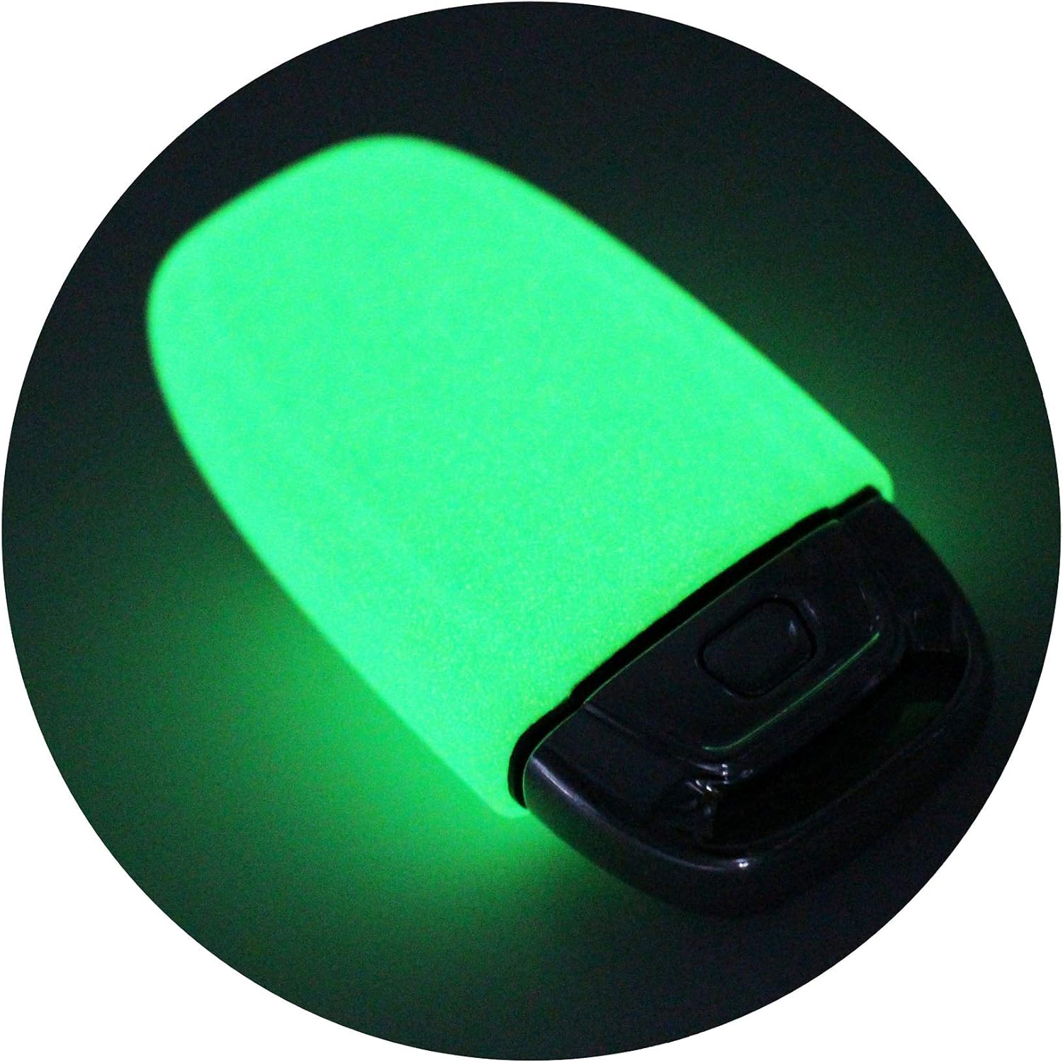 Finest-Folia Key Cover AC (Keyless Go Only) for 3 Buttons Car Key Silicone Cover, Glow-in-the-dark - Image 3