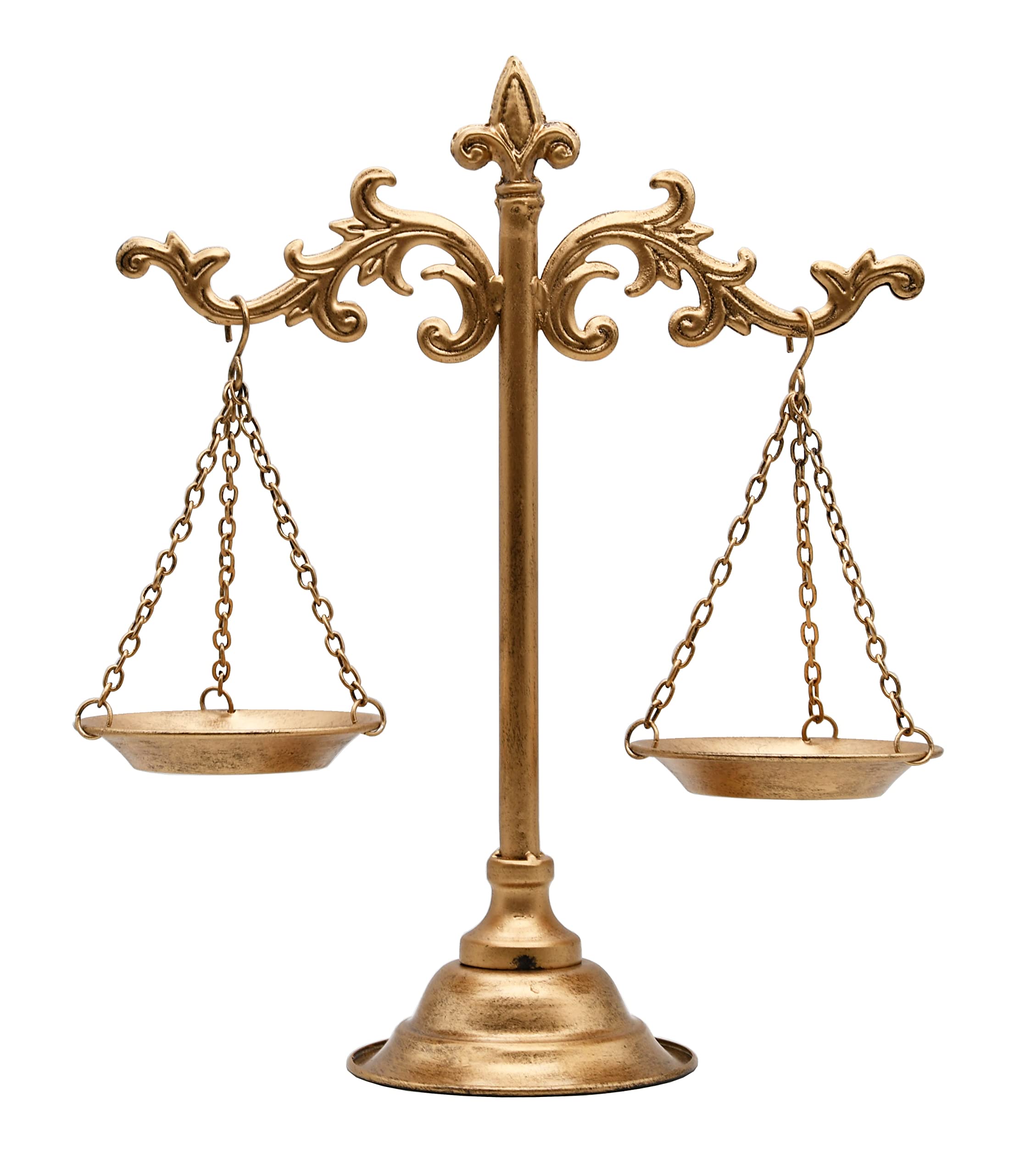 Photo 1 of Owlgift Vintage Style Metal Libra Jewelry Towers with Fixed Beam, Scale Tray Display Cosmetic Organizer, Jewelry Storage, Centerpiece Stand, Lawyer Scale of Justice, Farmhouse Candleholder – Bronze