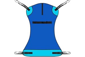 Vive Patient Lift Sling - Full Body Mesh Sling for Showering & Home Use - Transfer Sling for Elderly & Disabled - Patient Transfer Blanket & Lift Pad Assist Device for Bed Positioning & Lifting