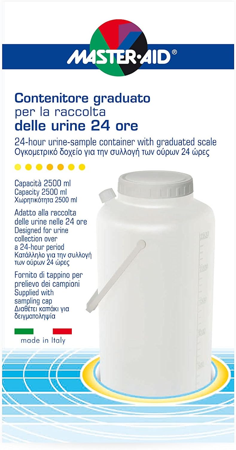 MASTER AID TANIC URINE 2500 ml 24H, Bianco,blu,trasparente