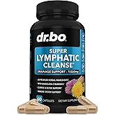 Lymphatic Drainage Supplements Pills - Lymphatic Support Total Herbal Cleanse Products Echinacea, Ginger, Dandelion, Red Root & Red Clover Supplement - Lymph Node Detox Cleanse Lymph System Drainage