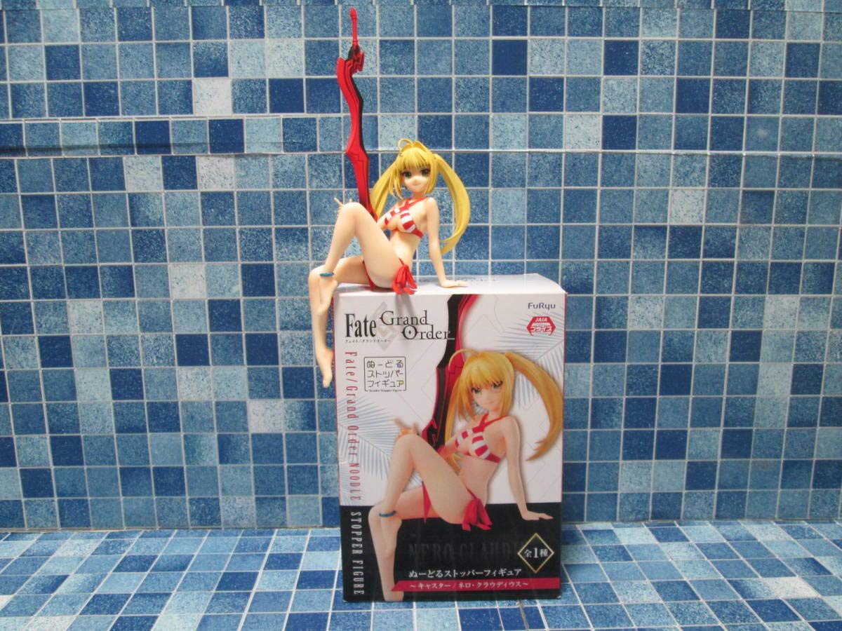 FURYU FGO Nuroku Stopper Caster Nero Claudius PVC Figure Figure 14cm Japanese JAPANESE