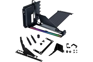 Lian Li ATX PC Case Multi-Directional 4 Slots Vertical GPU Kit V4 - Premium Gen 5 Riser Cable PCI-E 5.0 x16-200mm, PCIe 3.0/4