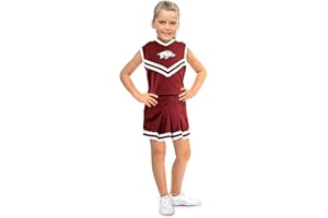 Little King NCAA Toddler/Youth Girls Team 2 Piece Cheer Dress-Sizes 2T 3T 4T 6