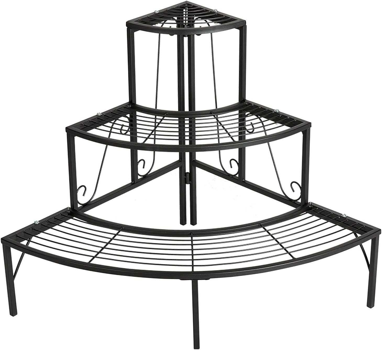 DOEWORKS 3 Tier Plant Stand Planters Display Holder Flower Pot Rack ...