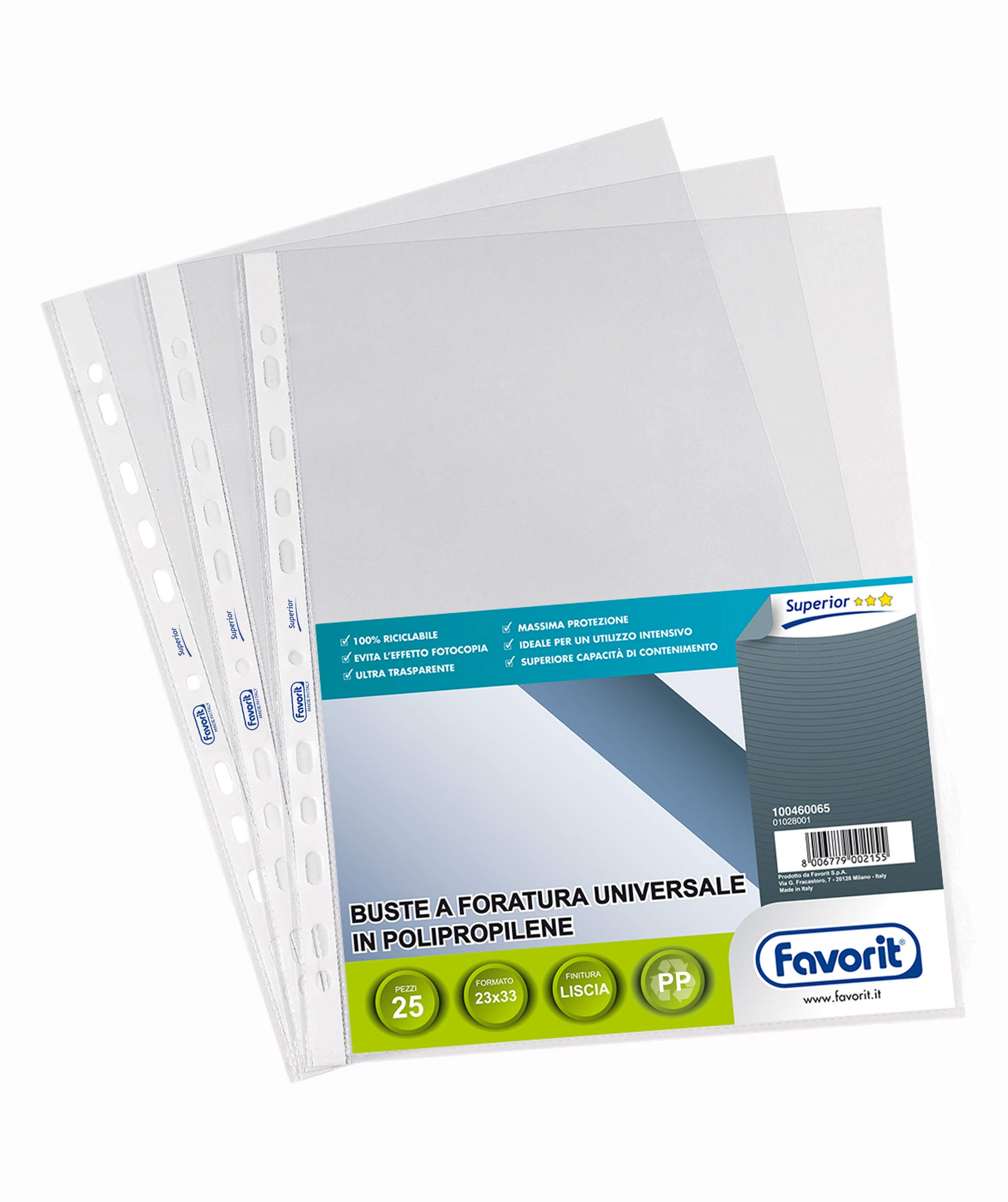 Favorit 100460065 Document Protectors
