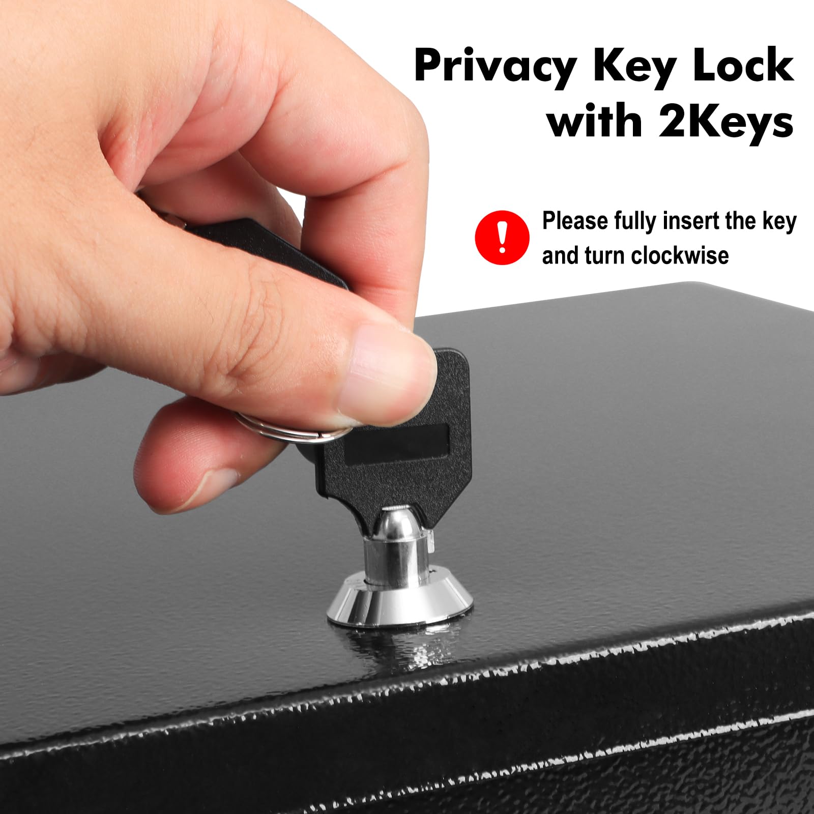 Mua KYODOLED Fireproof Document Box with Key Lock, Small Lock Boxes for ...