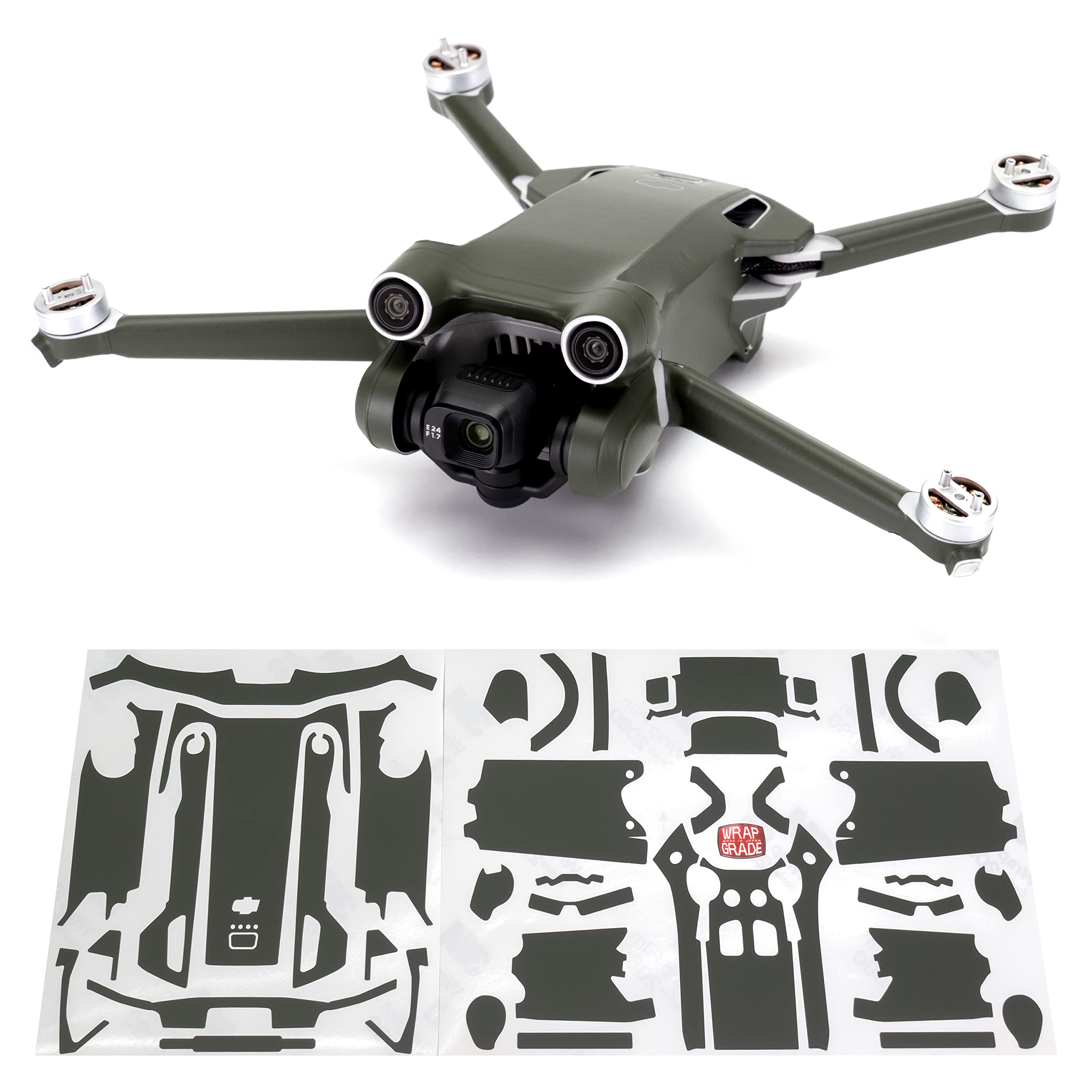 WRAPGRADE Skin Stickers Compatible with DJI Mini 3