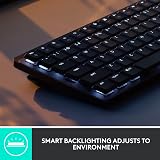 Logitech MX Mechanical Mini Wireless Keyboard Tactile Quiet Switches UK Layout view 4