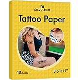 Amazon.com : Temporary Tattoo Paper A4 Size (8.3x11.7 inch) 5 Sheets DIY Tattoo Paper Transfer ...