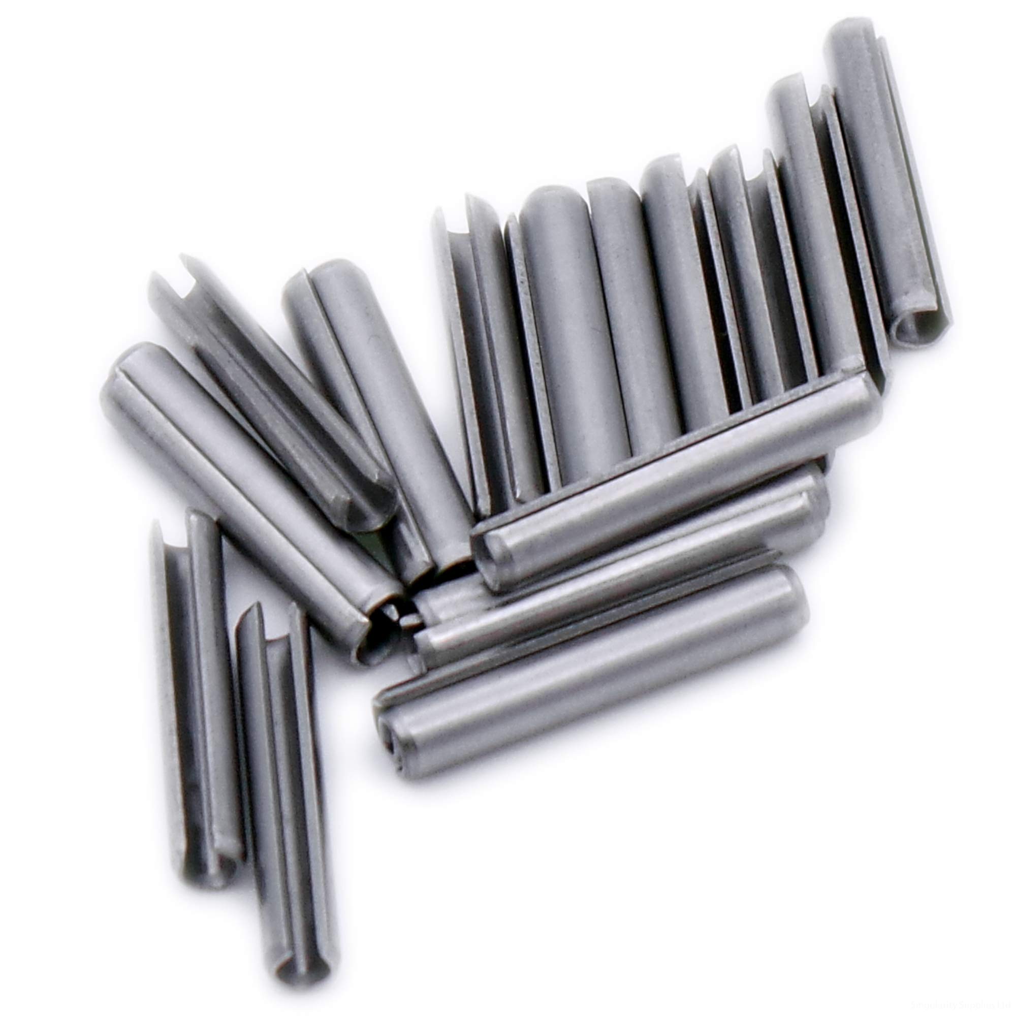 D4 (4mm x 40mm) Slotted Spring Pin (Heavy) - Stainless Steel (A1) (Pack of 20)