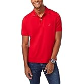 Nautica Mens Men's Classic Fit Interlock Polo